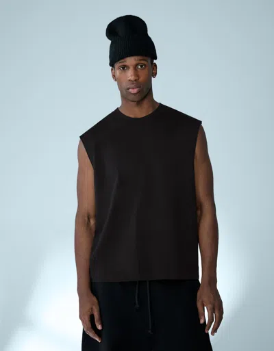 Bershka Sleeveless Top In Black