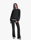 Bershka Soft Oversize Modal Sweatshirt In Black