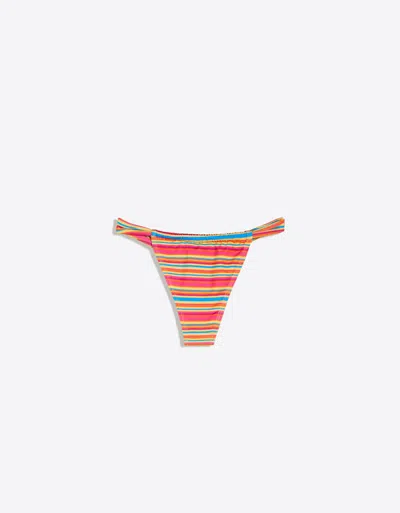 Bershka Striped Bikini Bottoms In Multi