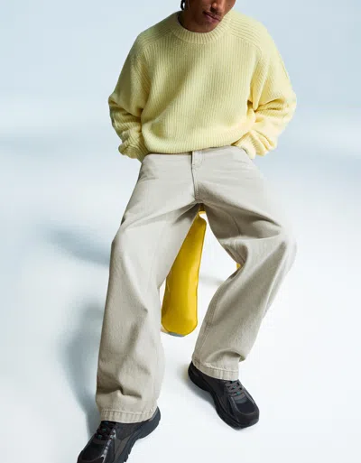 Bershka Super Baggy Jeans In Gray