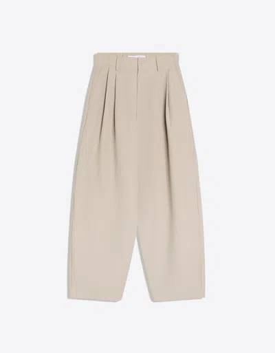 Bershka Super Baggy Tailored Trousers In Neutral