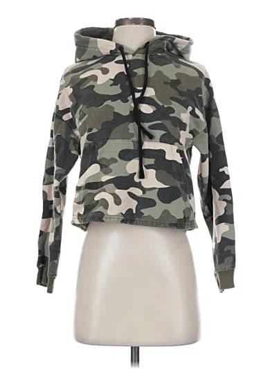 Pre-owned Bershka Sweatshirt In Green