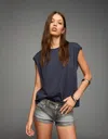 Bershka Tank Top In Blue