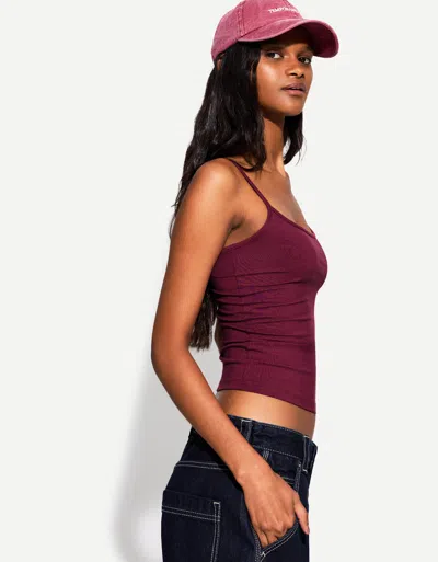 Bershka Tank Top In Red