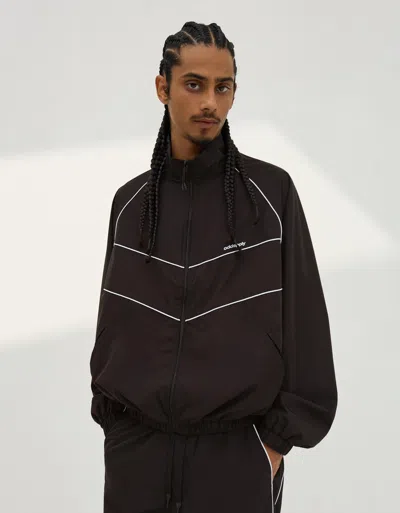 Bershka Technical Jacket In Black