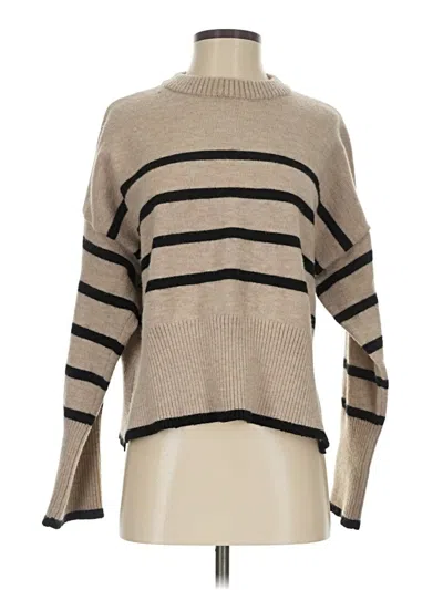 Pre-owned Bershka Turtleneck Sweater In Brown