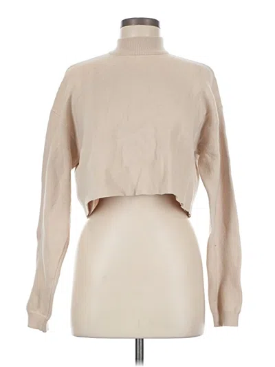 Pre-owned Bershka Turtleneck Sweater In Brown