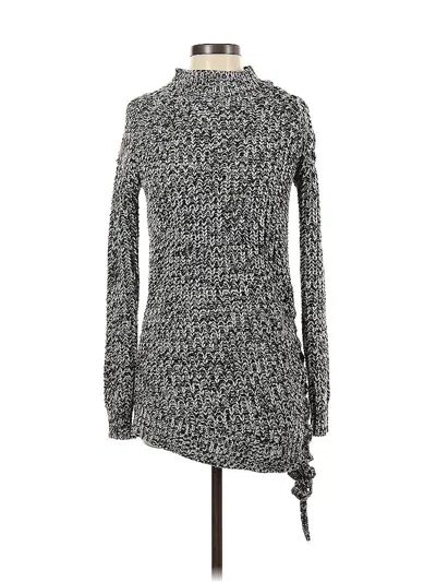 Pre-owned Bershka Turtleneck Sweater In Gray