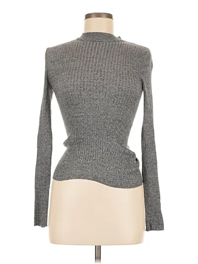 Pre-owned Bershka Turtleneck Sweater In Gray