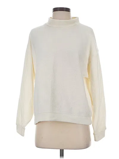 Pre-owned Bershka Turtleneck Sweater In Ivory
