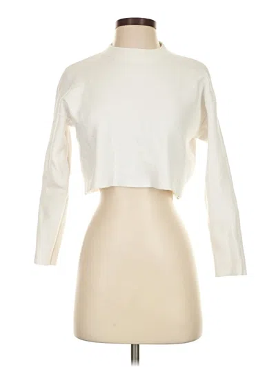 Pre-owned Bershka Turtleneck Sweater In Ivory
