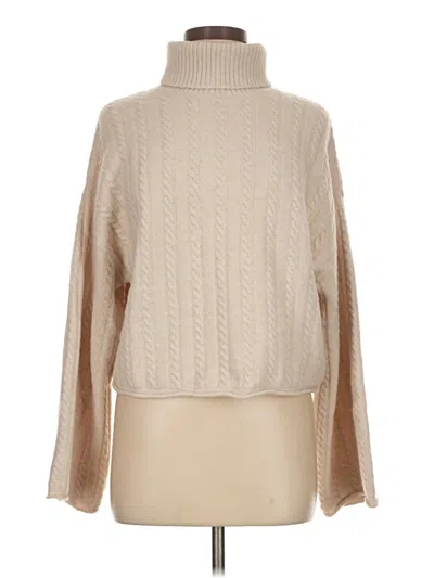 Pre-owned Bershka Turtleneck Sweater In Tan