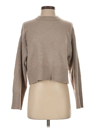 Pre-owned Bershka Turtleneck Sweater In Tan