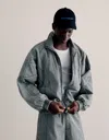 Bershka Washed Technical Jacket In Gray