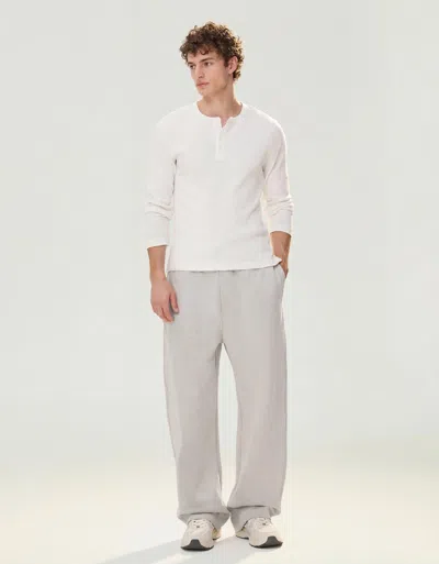 Bershka Wide-leg Interlock Trousers In Multi