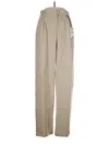Bershka Wool Pants In Brown