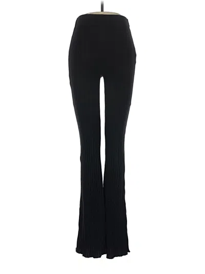 Pre-owned Bershka Yoga Pants In Black