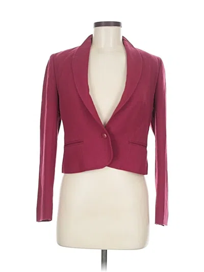 Pre-owned Bert Newman Wool Blazer Jacket In Burgundy