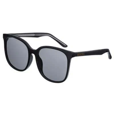 Bertha Avery Polarized Sunglasses In Black/black