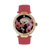 Bertha Quartz Camilla Collection Coral Leather Watch 38mm In Coral