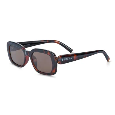 Bertha Cassie Ladies Polarized Sunglasses In Brown