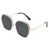 Bertha Emilia Polarized Sunglasses In Black
