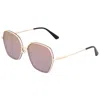 Bertha Emilia Polarized Sunglasses In Purple