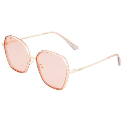 Bertha Women's Emilia 50mm Polarized Sunglasses In Rose Gold/pink