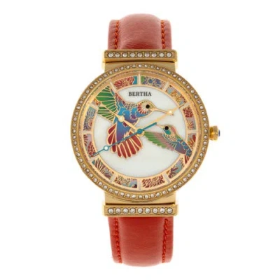Bertha Emily Mother-of-pearl Bracelet Watch In Multi