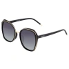 Bertha Jade Polarized Sunglasses In Black/black