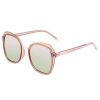 Bertha Jade Polarized Sunglasses In Pink/rose Gold