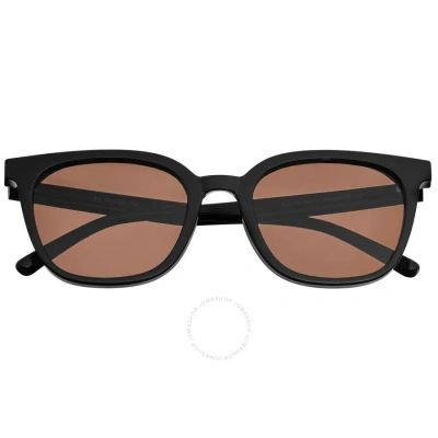 Bertha Ladies Black Round Sunglasses Brsbr051c2