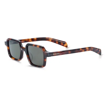Bertha Lilly Ladies Polarized Sunglasses In Brown