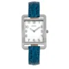 Bertha Marisol Swiss Mop Leather-band Watch In Blue