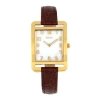 Bertha Marisol Swiss Mop Leather-band Watch In Dark Brown