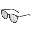 Bertha Ladies Black Wayfarer Sunglasses Brsbr039sl In Black