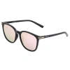 Bertha Piper Polarized Sunglasses In Black/pink