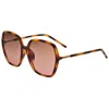Bertha Priscilla Polarized Sunglasses In Tortoise/pink