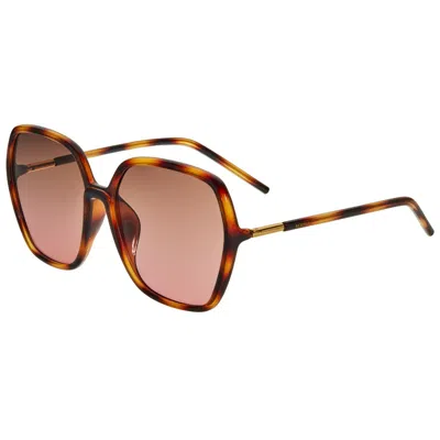 Bertha Priscilla Polarized Sunglasses In Tortoise/pink