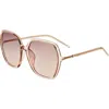 Bertha Priscilla Polarized Sunglasses In Pink/pink