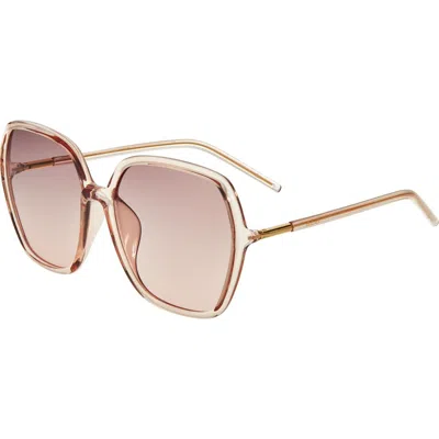 Bertha Priscilla Polarized Sunglasses In Pink/pink