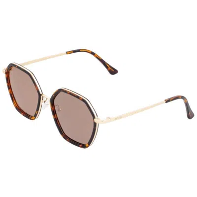 Bertha Sunglasses Bertha Ariana Polarized Sunglasses In Brown