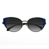 Bertha The Bailey Gradient Cat Eye Ladies Sunglasses Brsit109-3 In Black