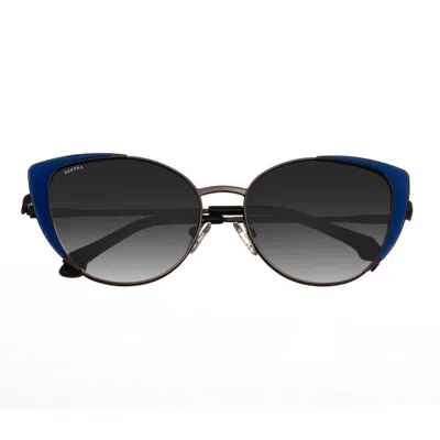 Bertha The Bailey Gradient Cat Eye Ladies Sunglasses Brsit109-3 In Black