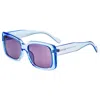 Bertha Ladies Purple Rectangular Sunglasses Brsbr052c6 In Multi