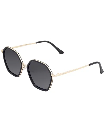 Bertha Women's Ariana 56mm Polarized Sunglasses In Gold