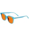 Bertha Ladies Blue Round Sunglasses Brsbr051c5 In Blue