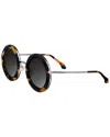 Bertha The Jimi Gradient Round Ladies Sunglasses Brsit107-2 In Brown