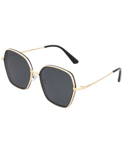 Bertha Women's Emilia 50mm Polarized Sunglasses In Gold