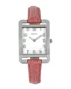 Bertha Marisol Swiss Mop Leather-band Watch